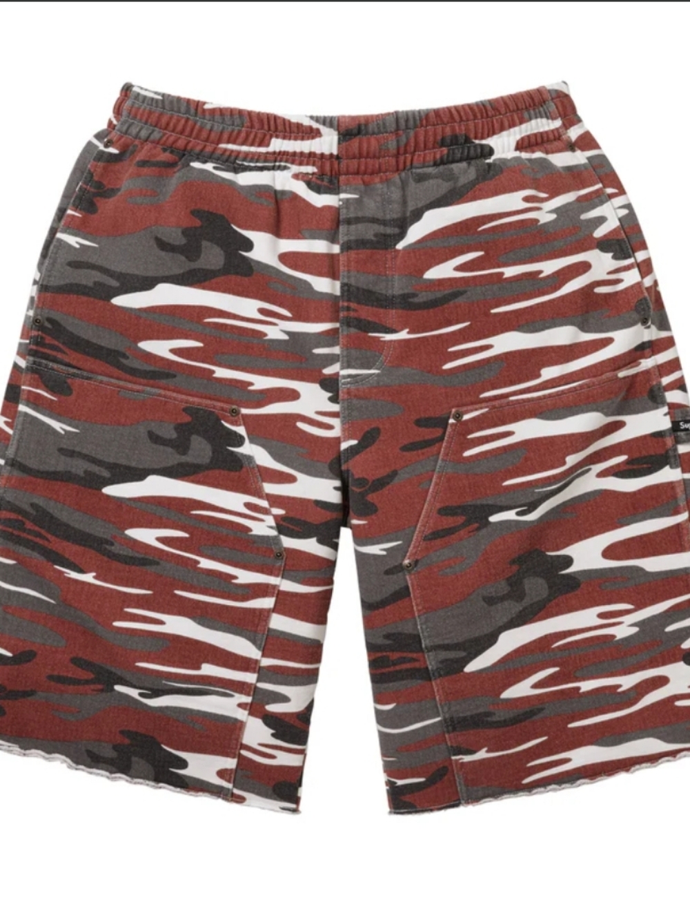 Supreme SS26 Double Knee Camo Sweat shorts (M)